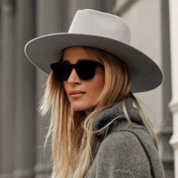 Wool/polyester Felt Fedora Hat OS - Picture 1 of 8